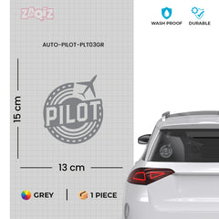 Stylish Aviation Emblem for Vehicles