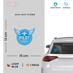 Aviation Enthusiast Badge for Cars