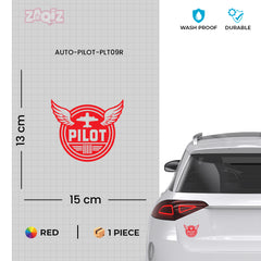 Aviation Enthusiast Badge for Cars