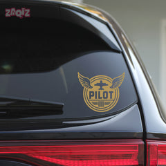 Aviation Enthusiast Badge for Cars