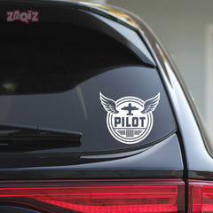 Aviation Enthusiast Badge for Cars