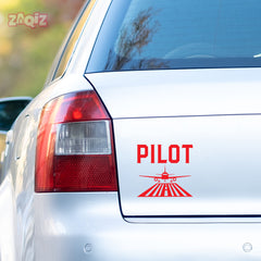 Sky’s the Limit Pilot Decal for Laptops