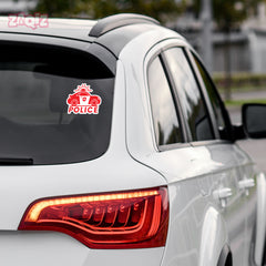 Police Patrol Service Badge Sticker for Road Safety