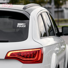 Patriotic Police Badge Sticker for Vehicles
