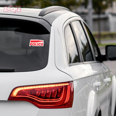Patriotic Police Badge Sticker for Vehicles