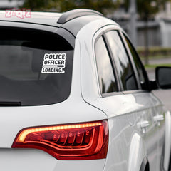 Compact Police Emblem Decal for Trucks
