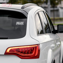 Police Awareness Vehicle Decal for Road Safety