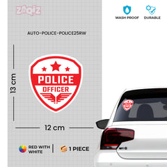 Police Forces Shield Sticker for Vehicles