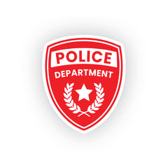 Bold Police Badge Sticker for SUVs