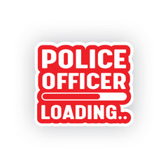 Compact Police Emblem Decal for Trucks