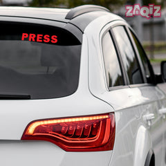 Zaqiz Press Media Sticker Priority Lane Decal