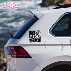 Zaqiz Press Media Sticker VIP Parking Decal