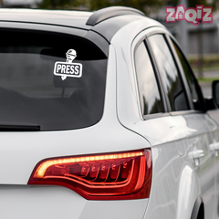 Zaqiz Press Media Sticker Exclusive Media Access Label
