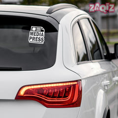 Zaqiz Press Media Sticker Exclusive Coverage Tag