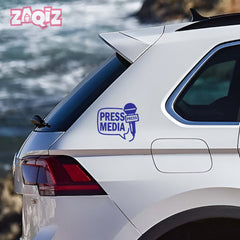Zaqiz Press Media Sticker Event Access Pass