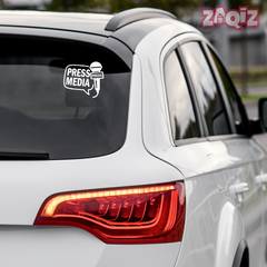 Zaqiz Press Media Sticker Event Access Pass