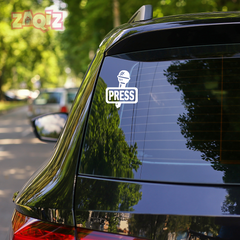 Zaqiz Press Media Sticker Exclusive Media Access Label