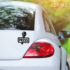 Zaqiz Press Media Sticker Exclusive Media Access Label