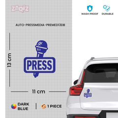 Zaqiz Press Media Sticker Exclusive Media Access Label