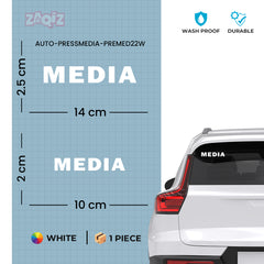 Zaqiz Press Media Sticker Fast-Track Entry Sticker