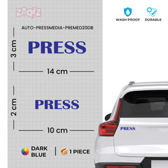 Zaqiz Press Media Sticker All-Area Access Sticker