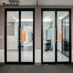 Zackzik Pull and Push Stickers for clear door signs