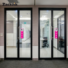 Zackzik Pull and Push Stickers for home and business use