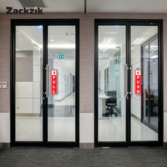 Zackzik Pull and Push Stickers for clear door signs