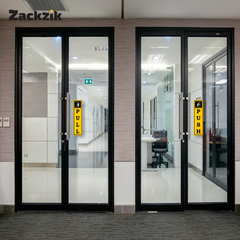 Zackzik Pull and Push Stickers for clear door signs