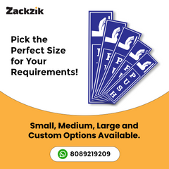 Zackzik Pull and Push Stickers for simple door guidance