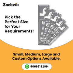 Zackzik Pull and Push Stickers for simple door guidance