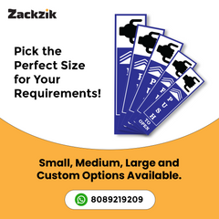 Zackzik Pull and Push Stickers for easy entry and exit