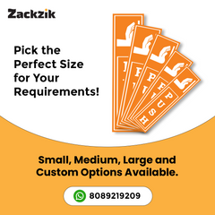 Zackzik Pull and Push Stickers for simple door guidance