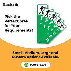 Zackzik Pull and Push Stickers for home and business use