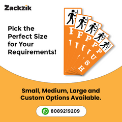 Zackzik Pull and Push Stickers for home and business use