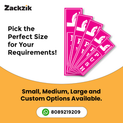 Zackzik Pull and Push Stickers for simple door guidance