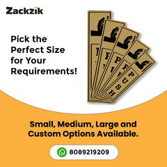 Zackzik Pull and Push Stickers for simple door guidance