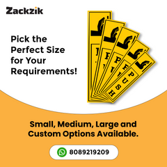 Zackzik Pull and Push Stickers for simple door guidance