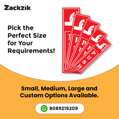 Zackzik Pull and Push Stickers for simple door guidance