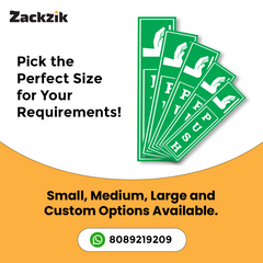 Zackzik Pull and Push Stickers for simple door guidance