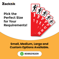 Zackzik Pull and Push Stickers for home and business use