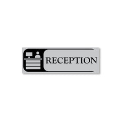 Zaqiz Reception Sticker – Self-Adhesive Door & Wall Signage for Easy Identification