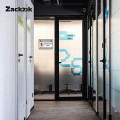 Zaqiz Restricted Area Sticker – Bold Warning Sign for Offices, Factories & Warehouses (Copy)