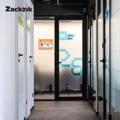 Zaqiz Restricted Area Sticker – Bold Warning Sign for Offices, Factories & Warehouses (Copy)