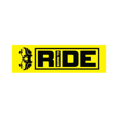 Born to Ride, Destined to Conquer Every Road bumper sticker