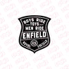 Iconic Royal Enfield Adventure Emblem Decal