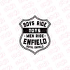 Classic Ride Royal Enfield Bike Sticker