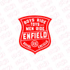 Iconic Royal Enfield Adventure Emblem Decal