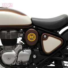 Royal Enfield Heritage Shield MLG-1901 Logo Sticker | Vintage Army Style Decal