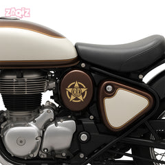 Royal Enfield RE Target Scope Logo Sticker for Bike Tank, Side Panel & Helmet
